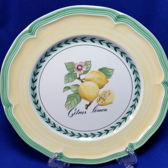 Villeroy & Boch Lemon Salad Plate French Garden Valence Collection Pre-Owned - Picture 9 of 10